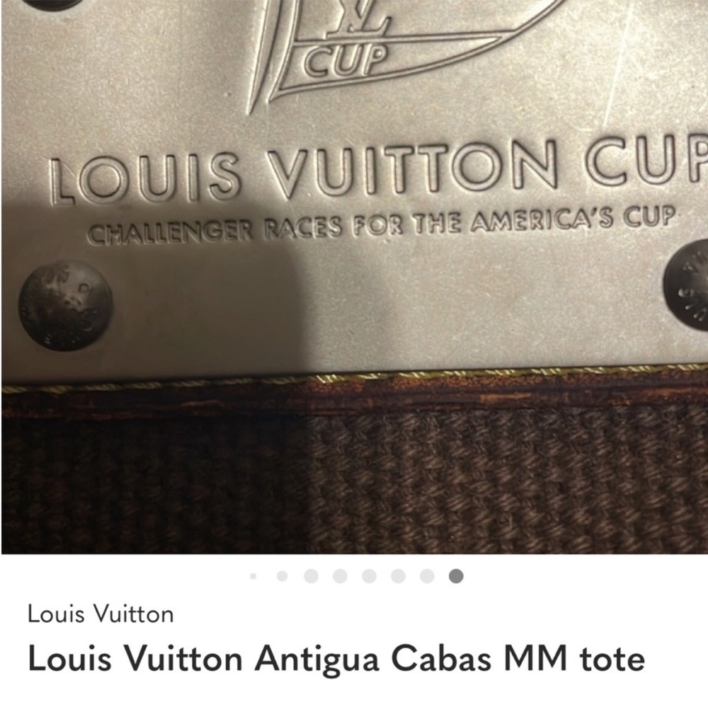 Louis Vuitton Antiqua Cabas MM This Bag Has Had Repairs - Picture 7 of 10
